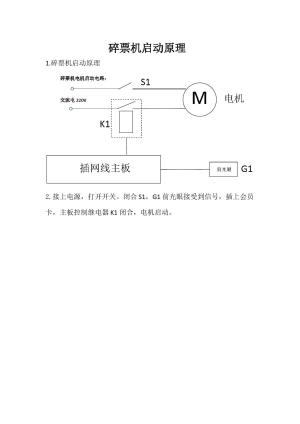 美国碎票机启动原理预览图